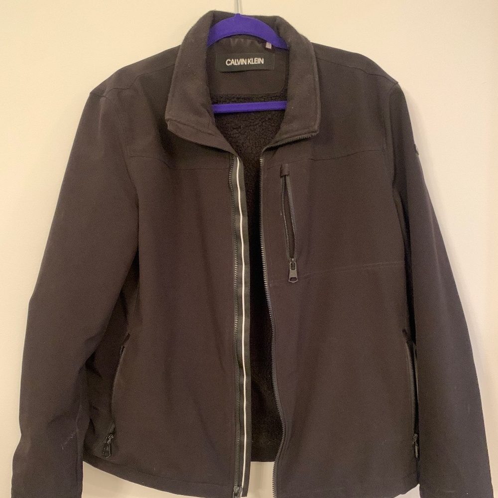 Men’s Calvin Klein zip up jacket size L